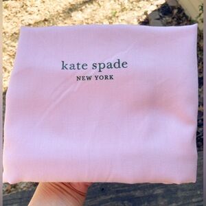 XL Kate Spade Pink Dust Bag with Green Drawstring 19x27 Extra Large Dusty Bag